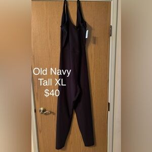 Women’s black XL tall full length bodysuit